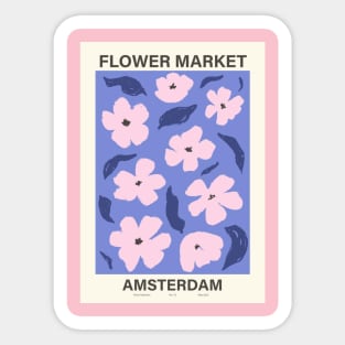 Flower Market Sticker